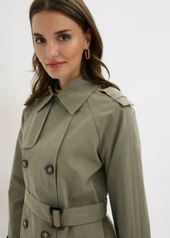 New Gabardina corta Mujer Chaquetas Y Abrigos