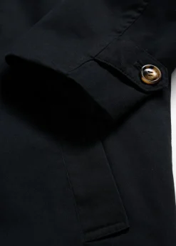 Gabardina de botonera sencilla Mujer Esenciales|Chaquetas Y Abrigos