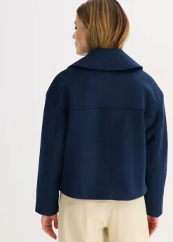 Best Gabardina holgada con aspecto de lana Mujer Chaquetas Y Abrigos