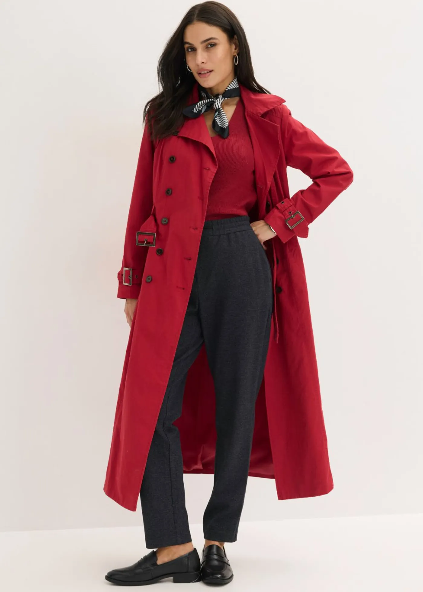 Best Gabardina larga con cinturón Mujer Chaquetas Y Abrigos