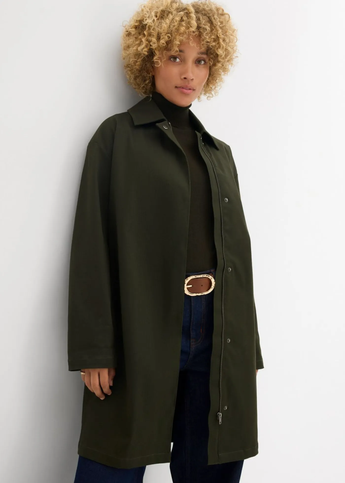 Hot Gabardina repelente al agua Mujer Chaquetas Y Abrigos