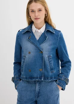 Best Gabardina vaquera Mujer Chaquetas Y Abrigos