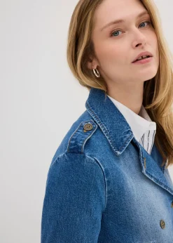 Best Gabardina vaquera Mujer Chaquetas Y Abrigos