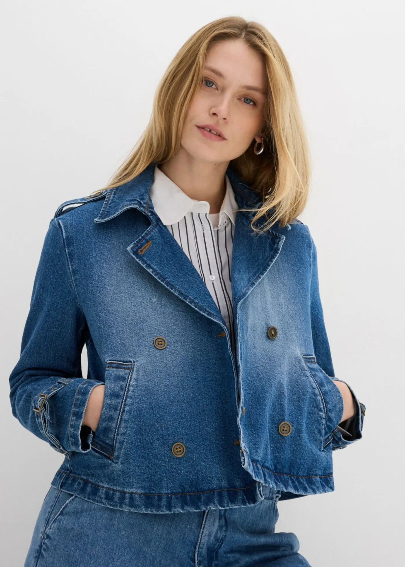Best Gabardina vaquera Mujer Chaquetas Y Abrigos