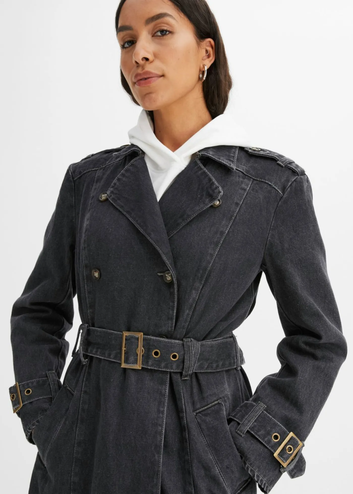 Gabardina vaquera Mujer Chaquetas Y Abrigos