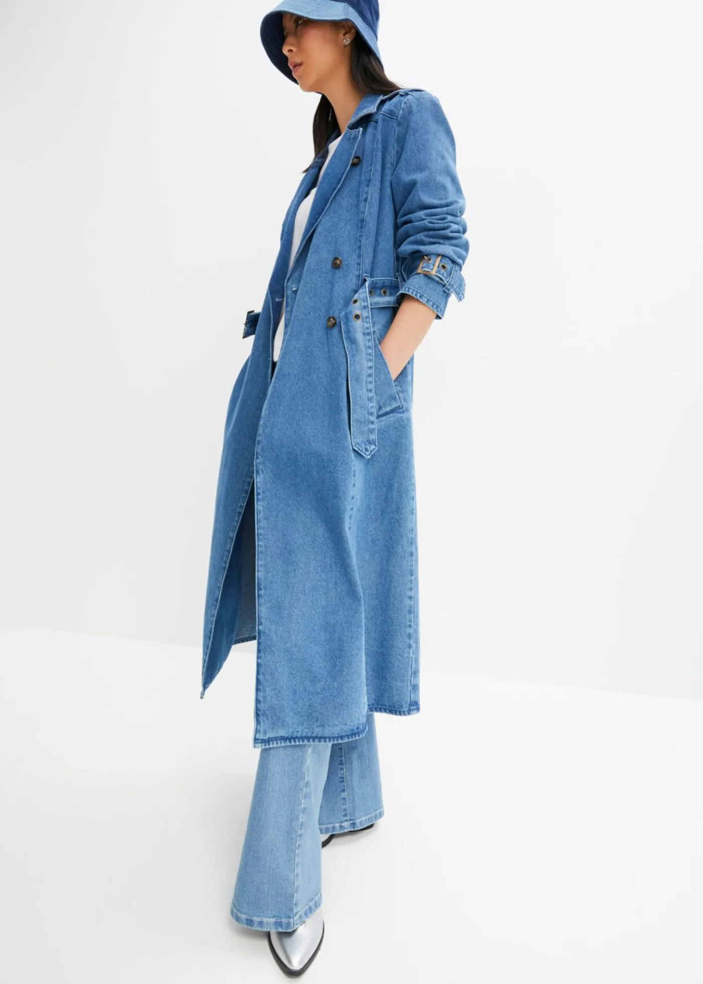 Gabardina vaquera Mujer Chaquetas Y Abrigos