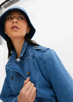 Gabardina vaquera Mujer Chaquetas Y Abrigos