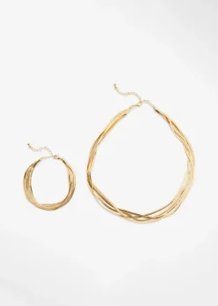 Best Gargantilla y pulsera (2 piezas) de latón Mujer Complementos Temáticos·Accesorios Elegantes|Joyería