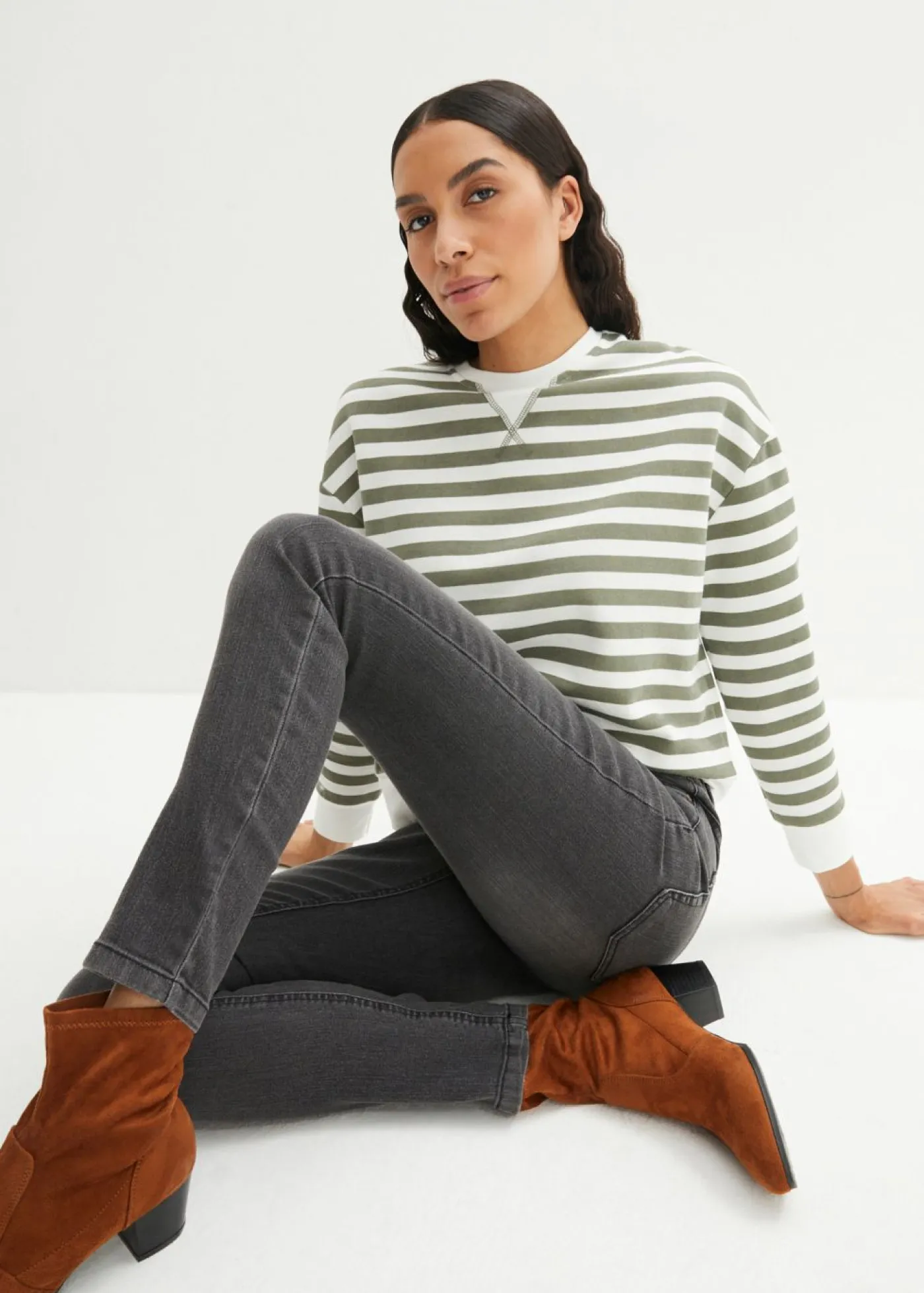 Outlet Jeggings de talle medio Mujer Vaqueros
