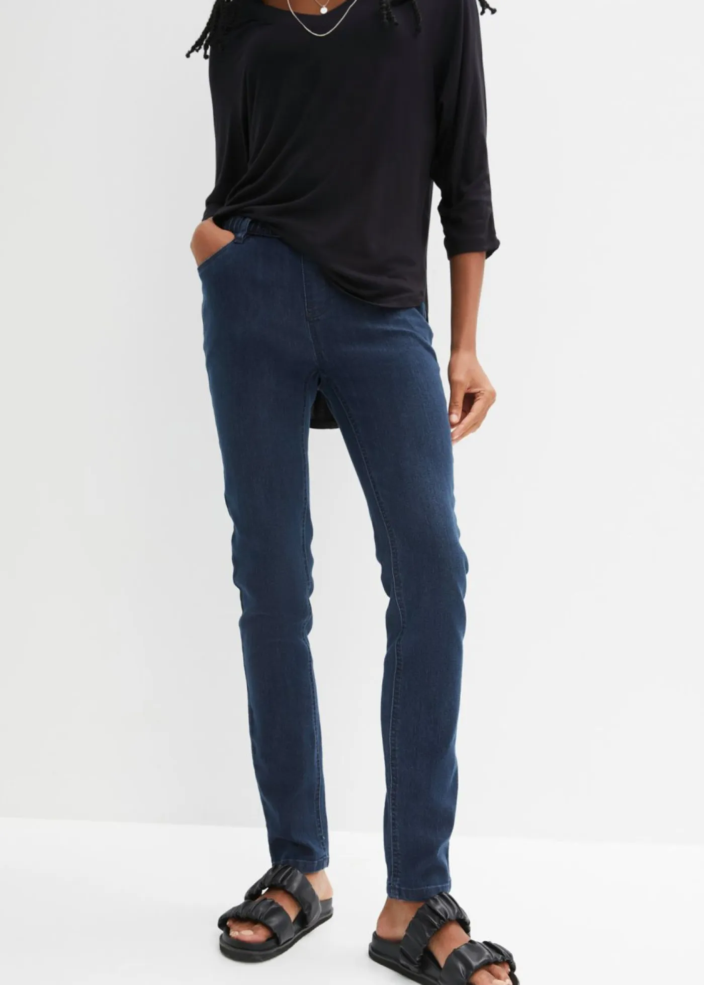 Outlet Jeggings efecto lavado Mujer Vaqueros