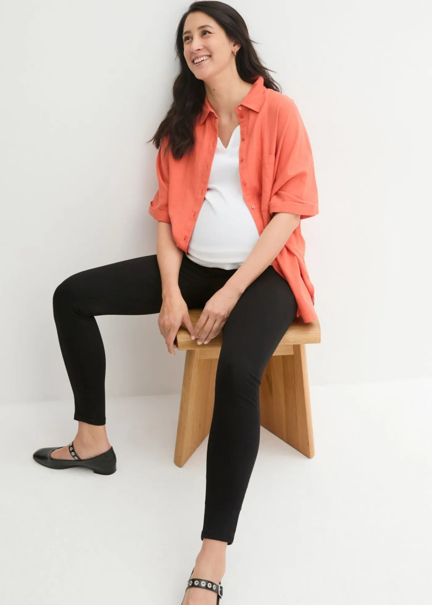 Sale Jeggings premamá con contenido elástico y corte pitillo Mujer Premamá
