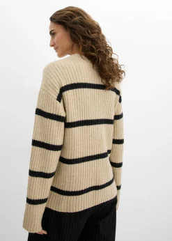 Sale Jersey a rayas Mujer Jerséis|Ropa De Punto