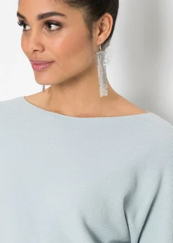 New Jersey acanalado de gran tamaño Mujer Jerséis|Ropa De Punto