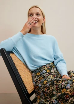 New Jersey acanalado de gran tamaño Mujer Jerséis|Ropa De Punto