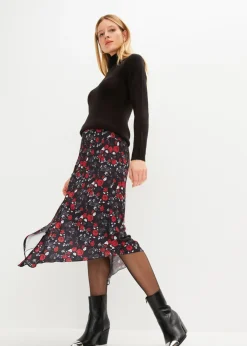 Discount Jersey básico de punto fino con cuello alto Mujer Básicos|Jerséis