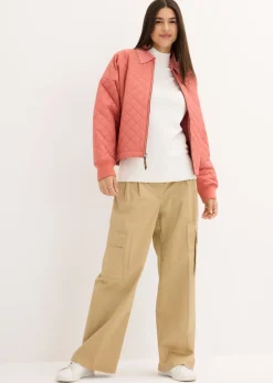 New Jersey básico de punto fino con cuello alto y algodón reciclado Mujer Básicos|Jerséis