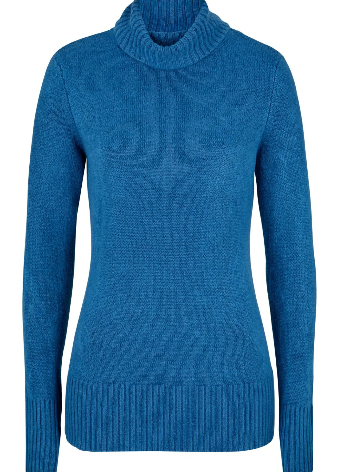 Hot Jersey básico de punto fino con cuello alto Mujer Básicos|Jerséis