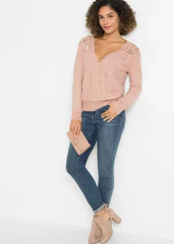 Discount Jersey con aspecto cruzado Mujer Jerséis|Ropa De Punto