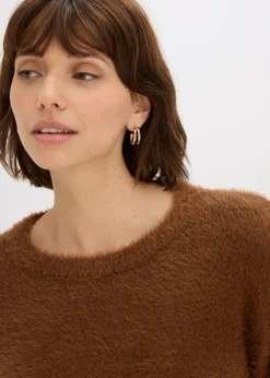 Best Jersey con aspecto de pelo Mujer Jerséis|Ropa De Punto