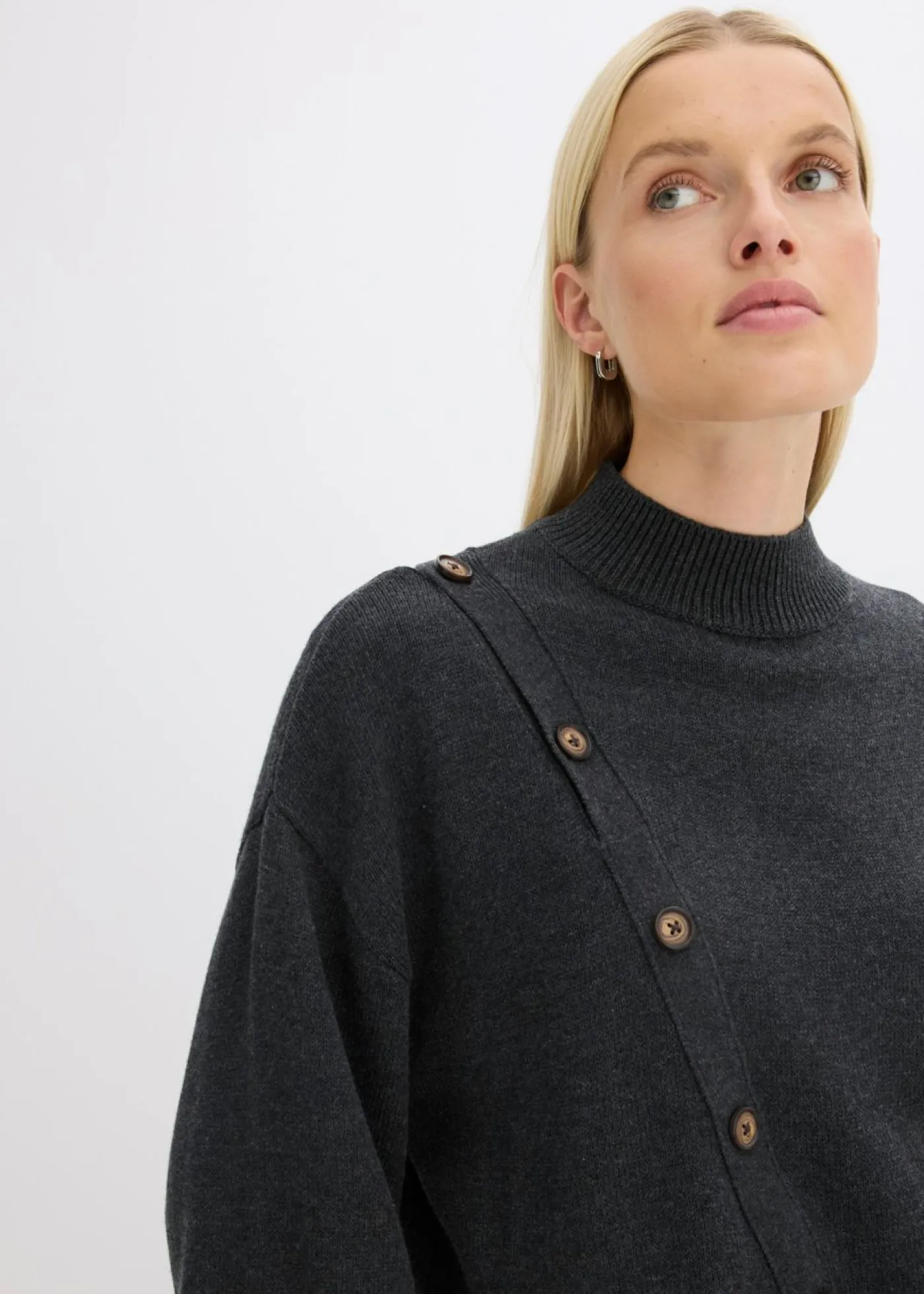 Clearance Jersey con botones Mujer Jerséis|Ropa De Punto