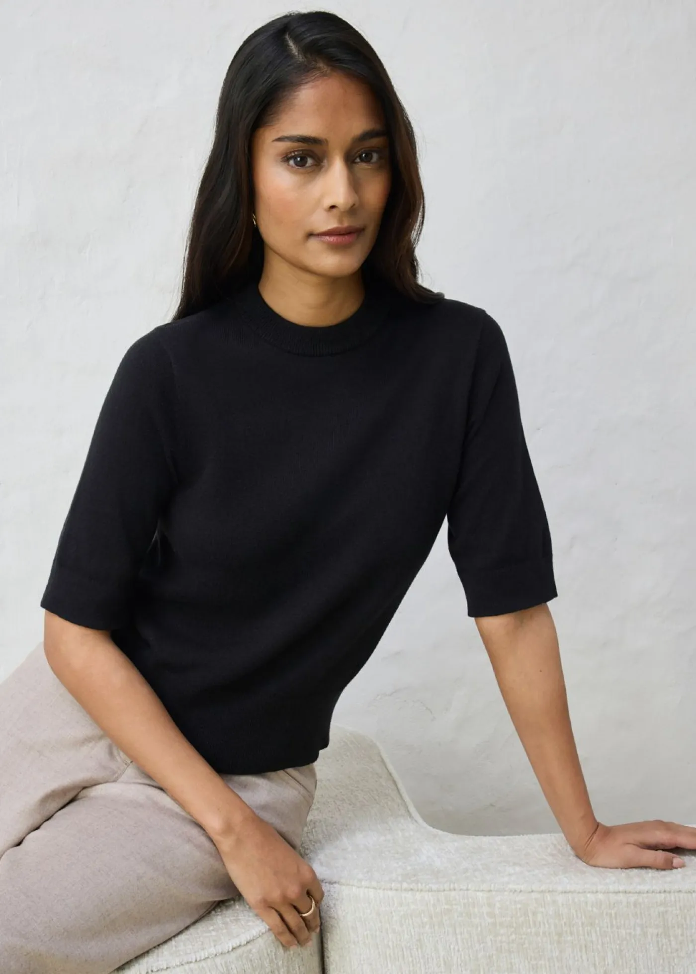 Online Jersey con contenido de seda Mujer Premium|Jerséis