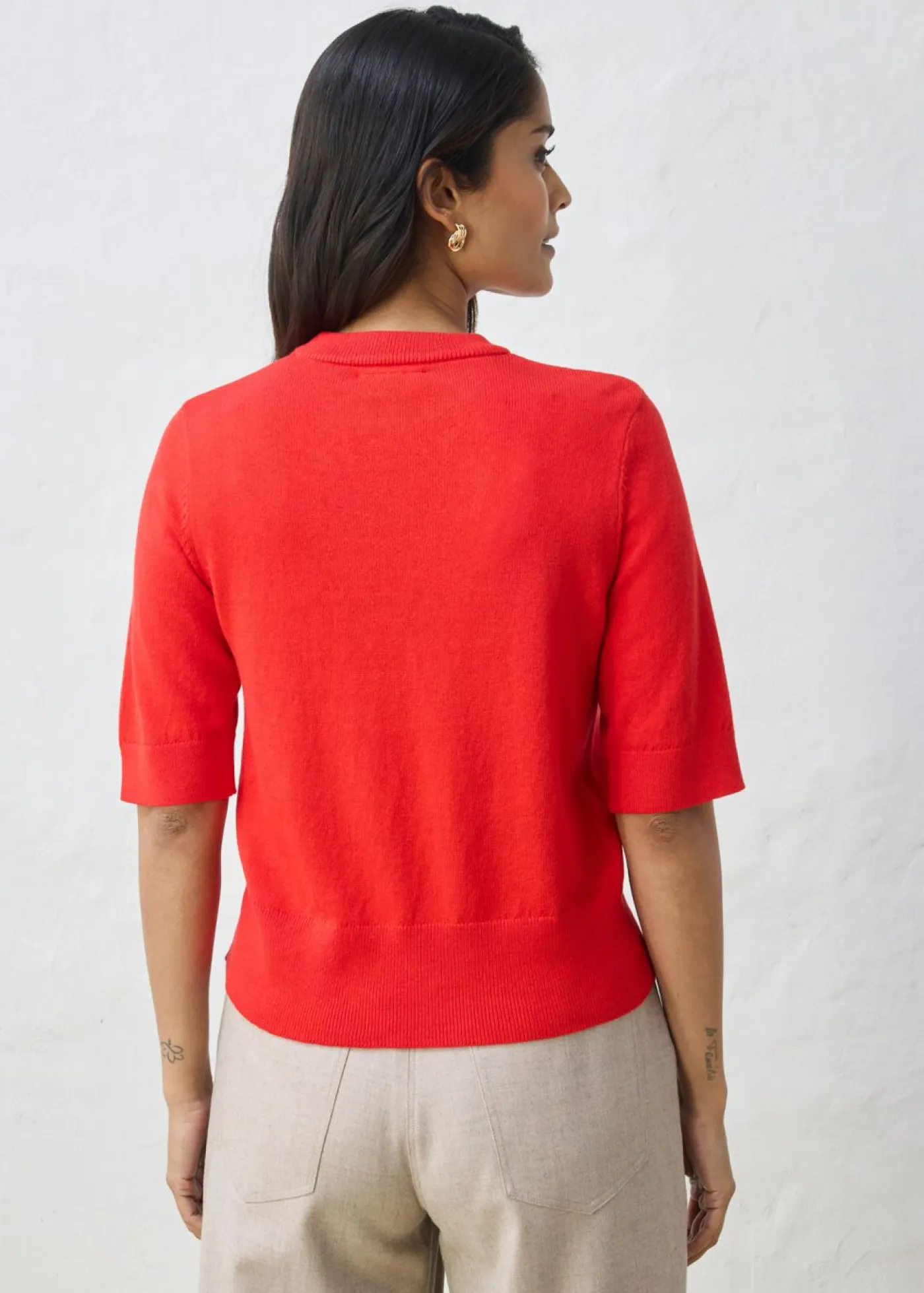 New Jersey con contenido de seda Mujer Premium|Jerséis