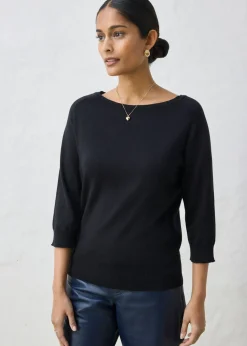 Clearance Jersey con contenido de seda Mujer Premium|Jerséis