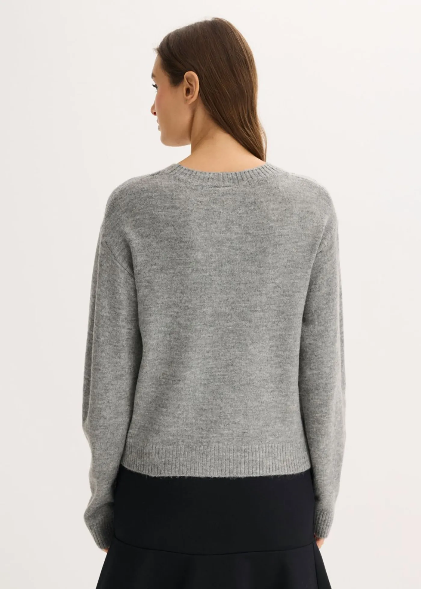 Jersey con corte boxy Mujer Jerséis|Ropa De Punto