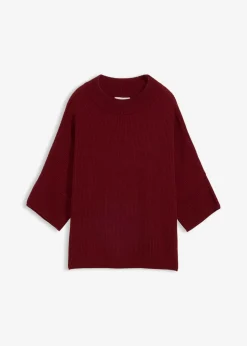 Hot Jersey con corte boxy de mezcla de viscosa suave Mujer Jerséis|Ropa De Punto
