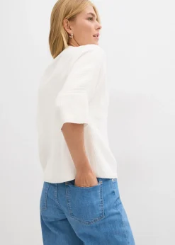 Sale Jersey con corte boxy de mezcla de viscosa suave Mujer Jerséis|Ropa De Punto