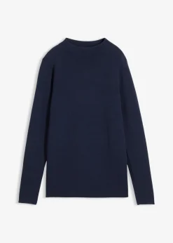 Jersey con cuello alto Mujer Básicos|Jerséis