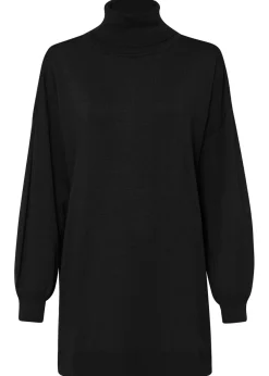 Sale Jersey con cuello vuelto de mezcla de viscosa Mujer Jerséis|Ropa De Punto