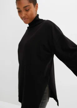 Sale Jersey con cuello vuelto de mezcla de viscosa Mujer Jerséis|Ropa De Punto