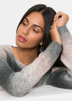 Online Jersey con degradado de color Mujer Jerséis|Ropa De Punto