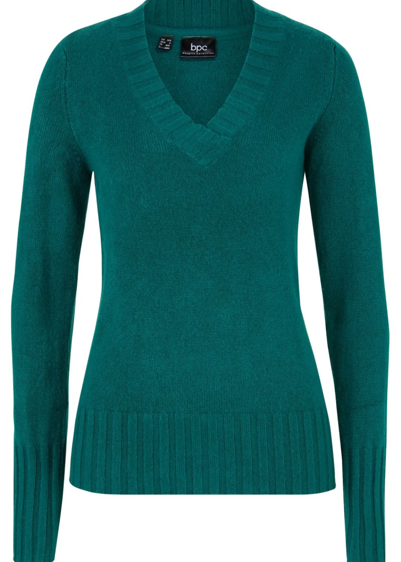 Sale Jersey con escote en V Mujer Jerséis|Ropa De Punto