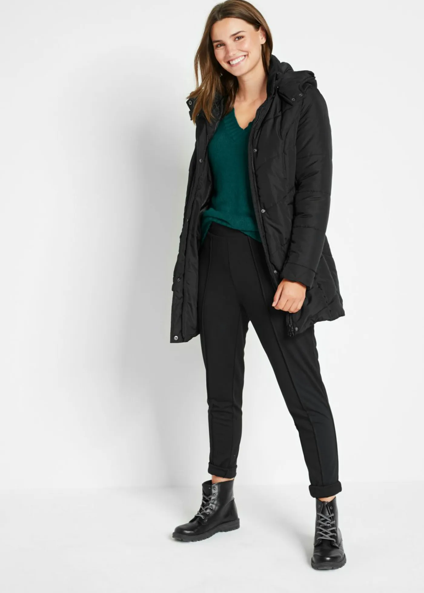 Sale Jersey con escote en V Mujer Jerséis|Ropa De Punto