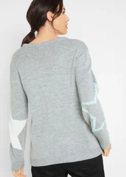 Outlet Jersey con estrellas Mujer Jerséis|Ropa De Punto