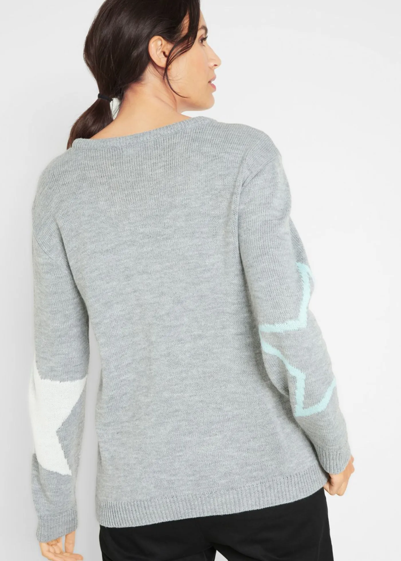 Outlet Jersey con estrellas Mujer Jerséis|Ropa De Punto