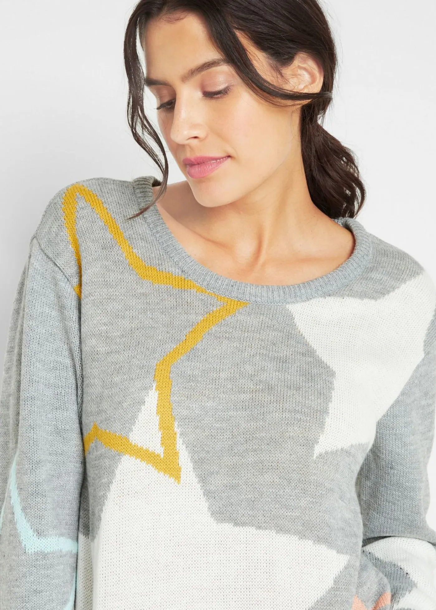 Outlet Jersey con estrellas Mujer Jerséis|Ropa De Punto