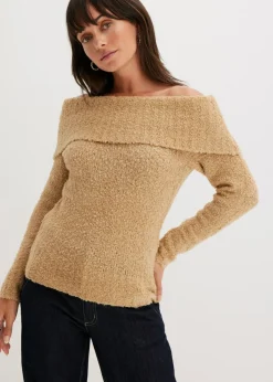 Online Jersey con hombros al descubierto Mujer Jerséis