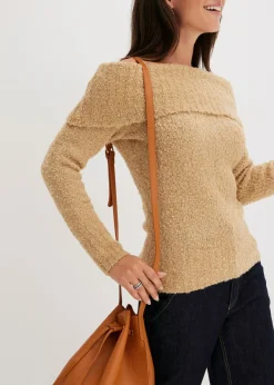 Online Jersey con hombros al descubierto Mujer Jerséis