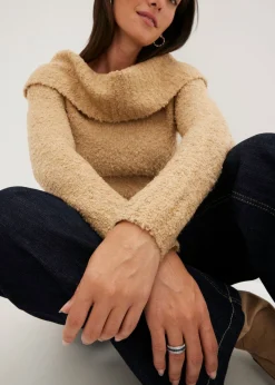 Online Jersey con hombros al descubierto Mujer Jerséis