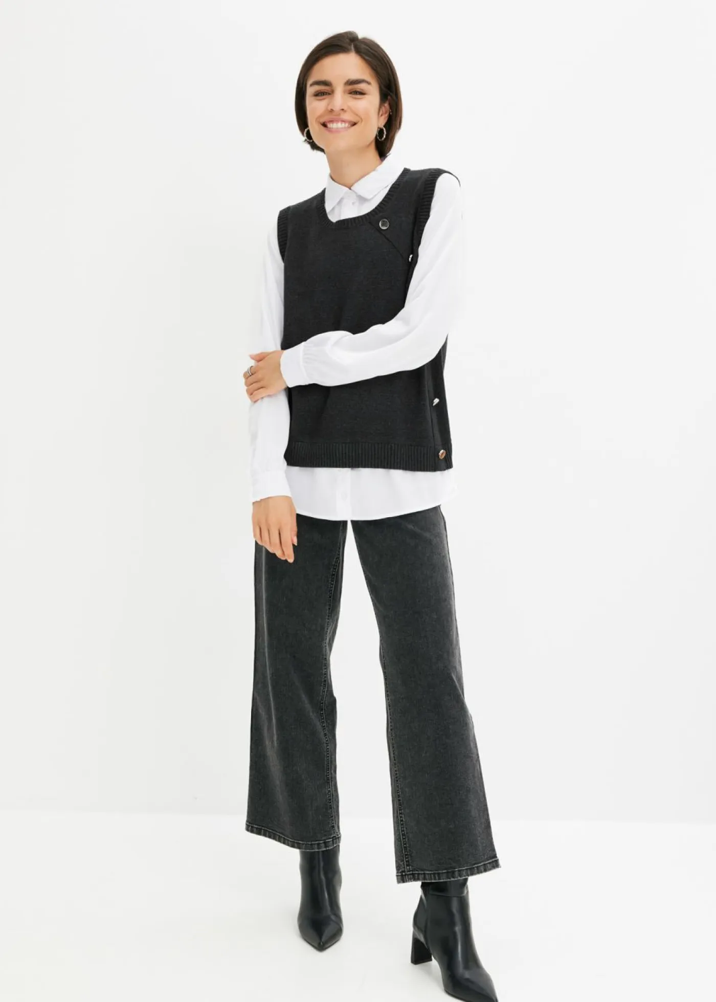 Best Jersey con inserto de blusa Mujer Jerséis|Ropa De Punto