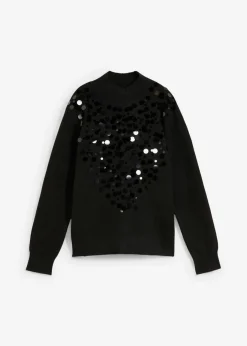 Clearance Jersey con lentejuelas Mujer Jerséis|Ropa De Punto