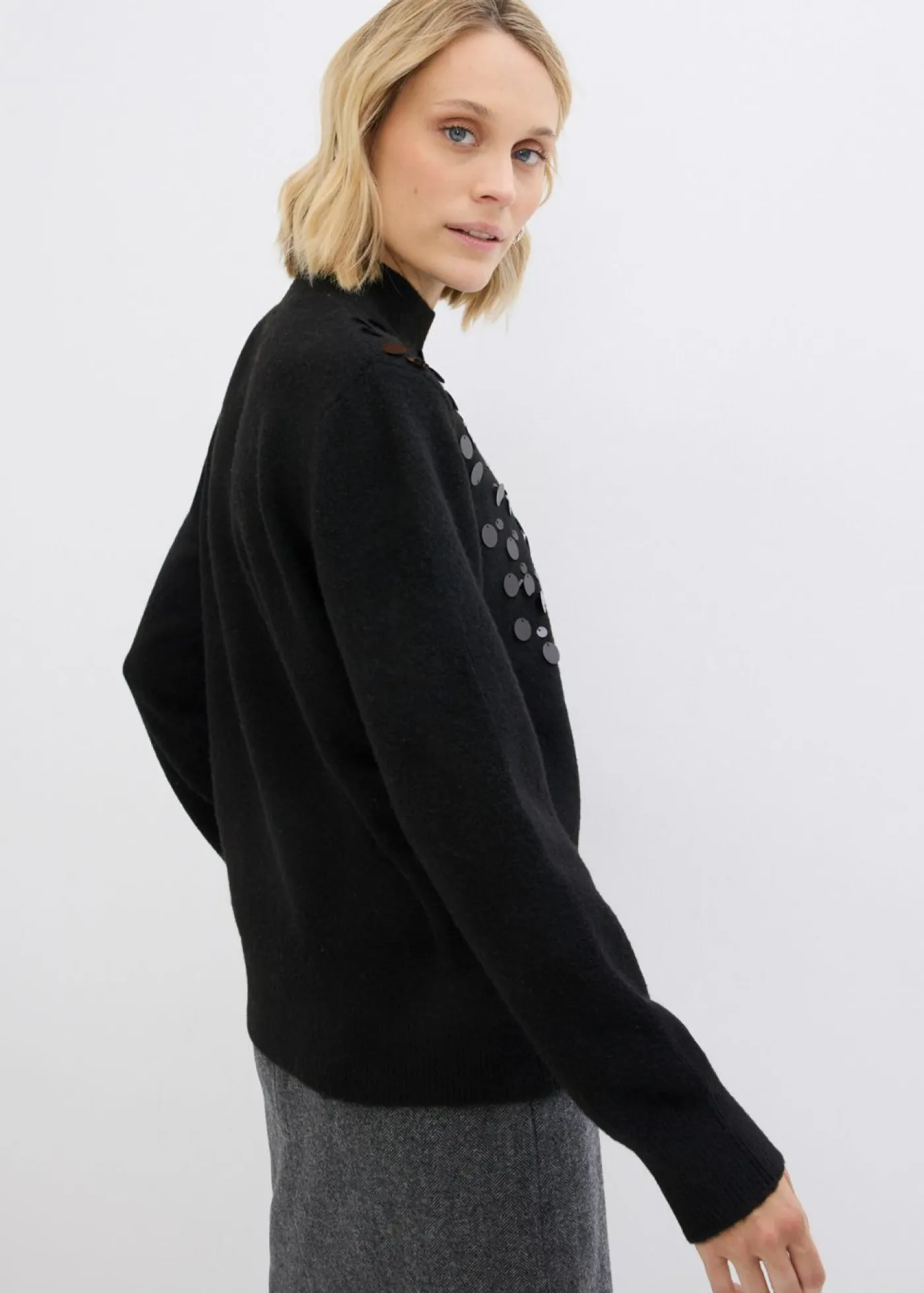 Clearance Jersey con lentejuelas Mujer Jerséis|Ropa De Punto