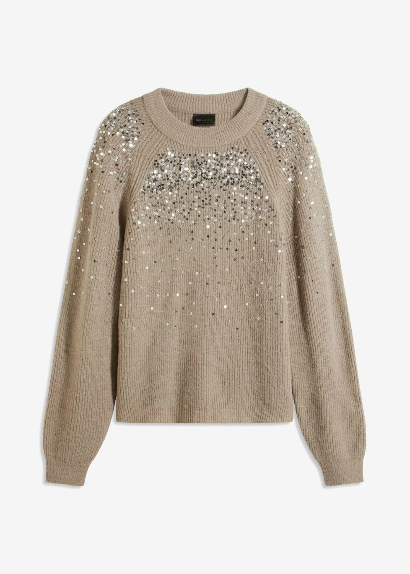 Outlet Jersey con lentejuelas Mujer Jerséis|Ropa De Punto