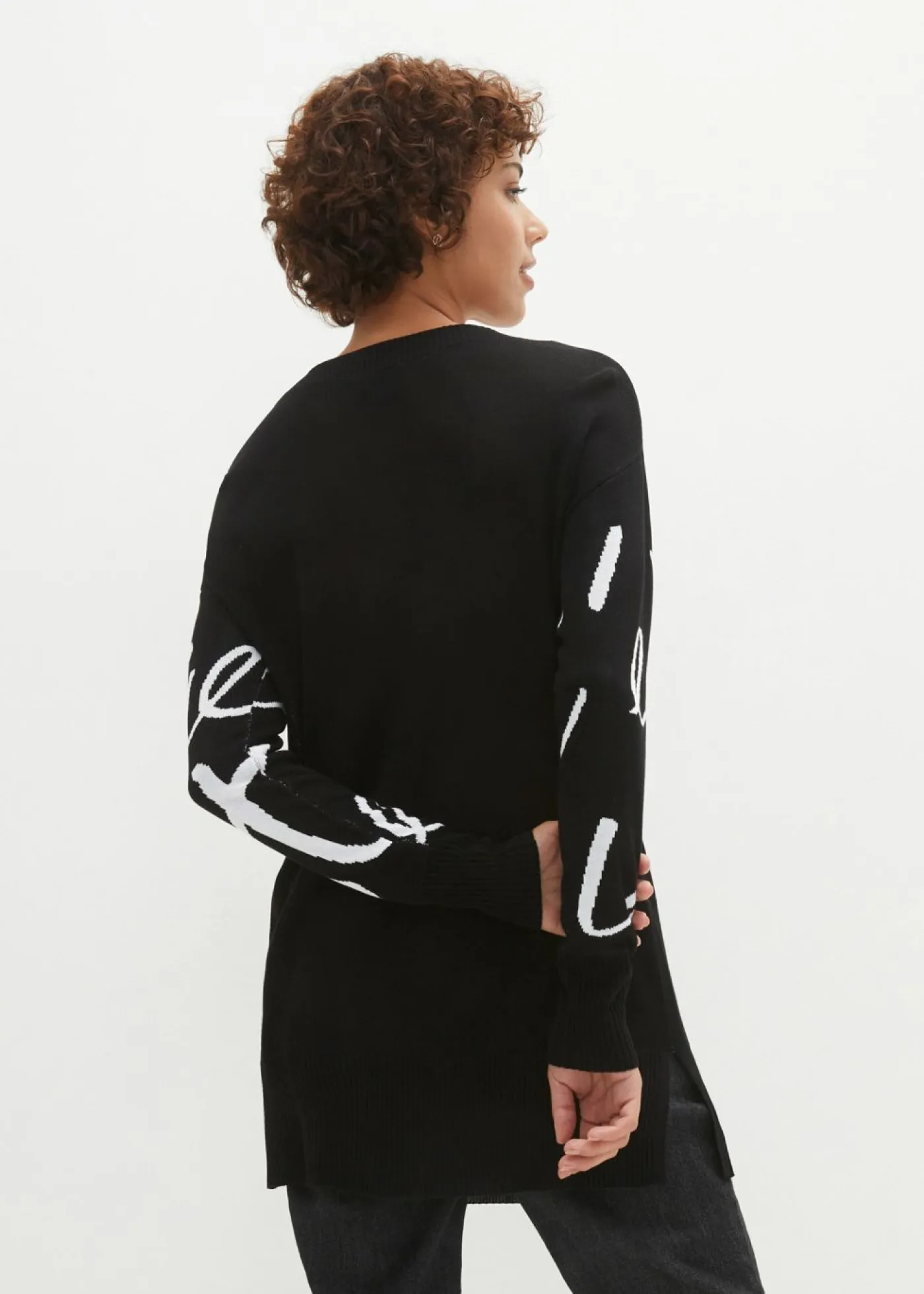 Online Jersey con letras Mujer Jerséis|Ropa De Punto