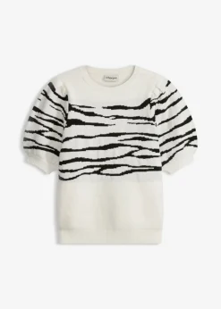 Online Jersey con mangas abullonadas Mujer Jerséis|Ropa De Punto
