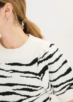 Online Jersey con mangas abullonadas Mujer Jerséis|Ropa De Punto
