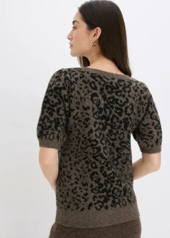 Best Jersey con mangas abullonadas Mujer Jerséis|Ropa De Punto